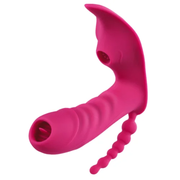 10 Sucking Heating Vibrating Wearable Clitoral G-spot Anal Bead Vibrator Price In Pakistan