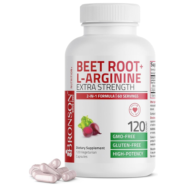 Bronson Beet Root + L-Arginine Nitric Oxide Production Capsules Price In Pakistan