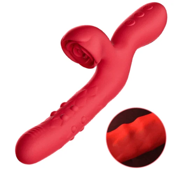 Juliet 7 Thrusting Wiggling Rose Clit Stimulator G-spot Vibrator Price In Pakistan