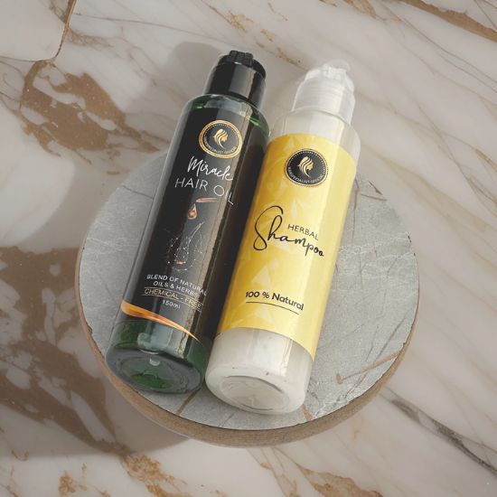Miracle Hair Oil & Organic Shampoo In Pakistan