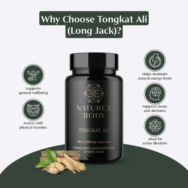 Nature's Body Tongkat Ali - Long Jack 500mg Capsules Price In Pakistan