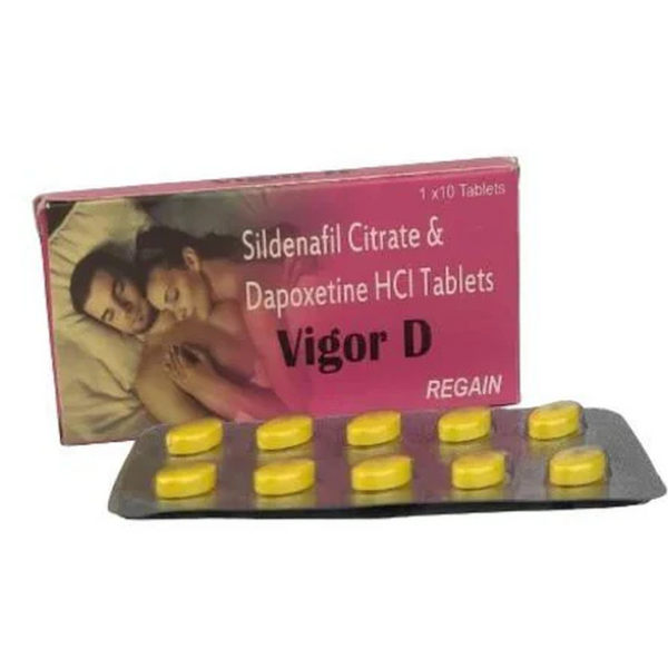 Vigor D Sildenafil & Dapoxetine Tablets Price In Pakistan