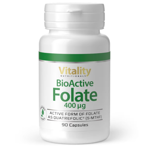 Vitality Nutritionals BioActive Folate 400 mcg folic acid 90 Capsules Price In Pakistan