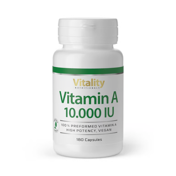 Vitality Nutritionals Vitamin A 10.000 IU 180 Capsules Price In Pakistan