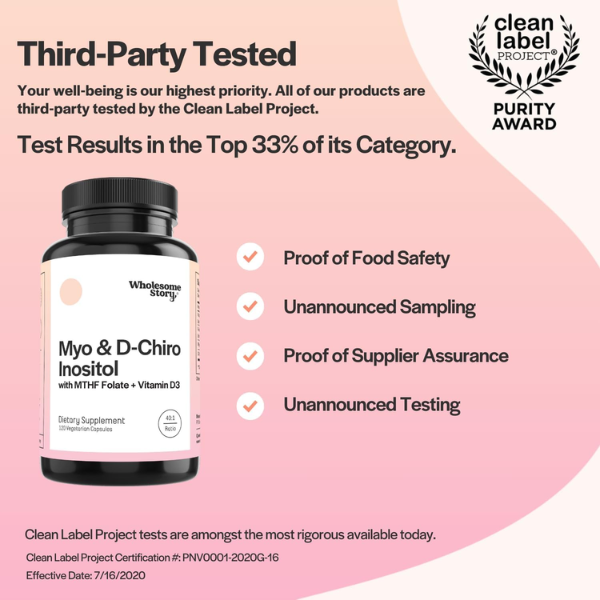 Wholesome Story Myo-Inositol & D-Chiro Inositol Capsules Price In Pakistan