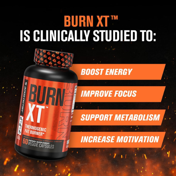  Jacked Factory Burn-XT Clinically Studied Fat Burner & Weight Loss Supplement Capsules Price In Pakistan