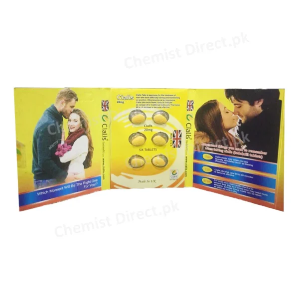 Cialis 20mg 6 Tablets Pack in Pakistan