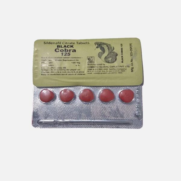 Black Cobra 125mg Tablets in Pakistan